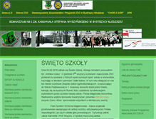Tablet Screenshot of gimnazjum.bystrzyca.eu