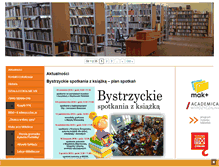 Tablet Screenshot of biblioteka.bystrzyca.pl